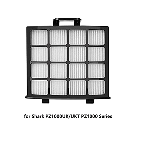 Odashen Zestaw zastępczy filtra pocztowego do odkurzacza Shark PZ1000UK PZ1000UKT PZ1000, 1 filtr Hepa, 2 zestawy filtrów piankowych i filcowych