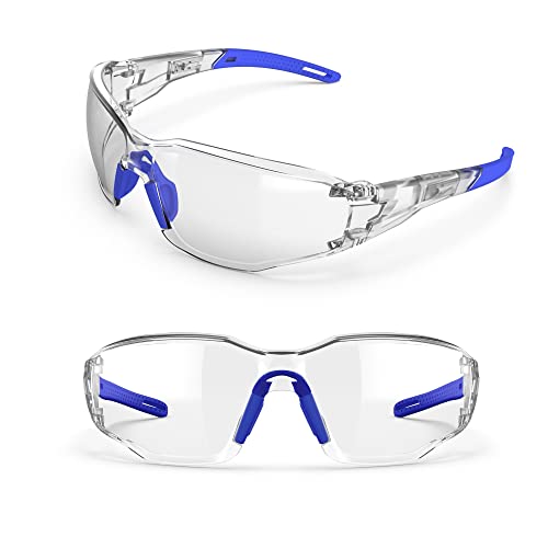 Woolike Safety Glasses For Men And Women;Scratch Resistant With Lightweight Work Clear Anti-Fog Shooting Lens Uv Eye Protection Z87 #TOP7