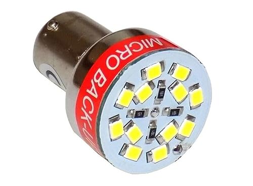 Bombilla LED de marcha atrás universal P21 BA15S 12 V para marcha atrás