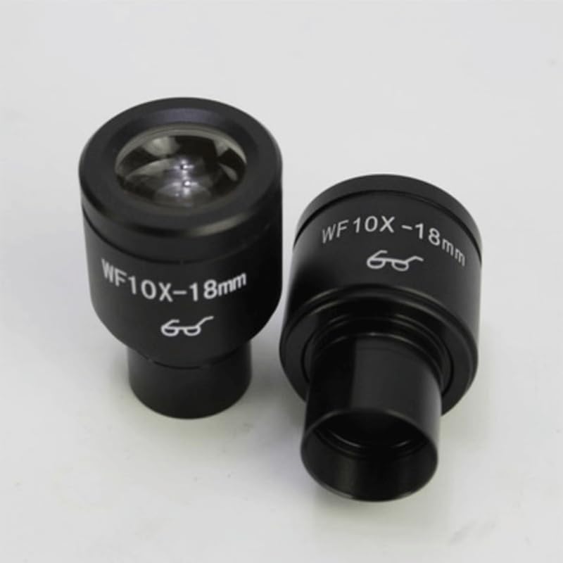 実験用顕微鏡スライド 1PC WF10X 生物顕微鏡 ハイアイポイント マイクロメータ付き広角接眼レンズ (視野 18/20mm 取