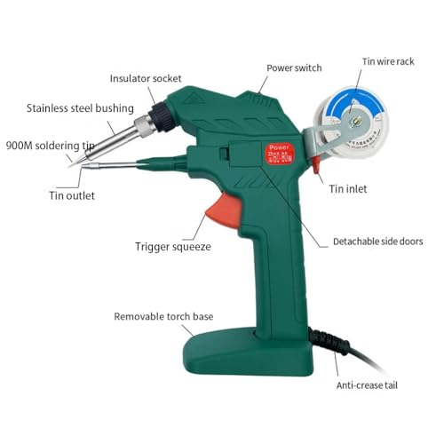 Soldadura vertical de mano con control de un dedo y estructura de ABS duradera 3