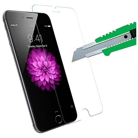 TheWorldBest Tempered Glass Screen Protector for iPhone 6/6S Cover