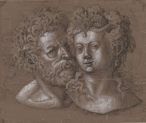 Imagen lienzo Uomo e testa di donna cuadro artistica de alta fidelidad