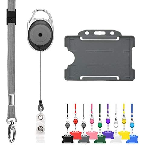 Retractable Lanyard and Badge Holder Set Cover