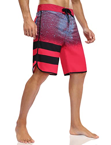 Nonwe Men's Swim Trunks Quick Dry Water Sports Beach Board Shorts with Liner2