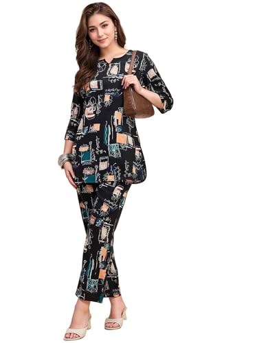Image of RICHIK Women's Co-ord Set|Kurta Set for Women|Printed Kurta with Pant|Co-ord Set