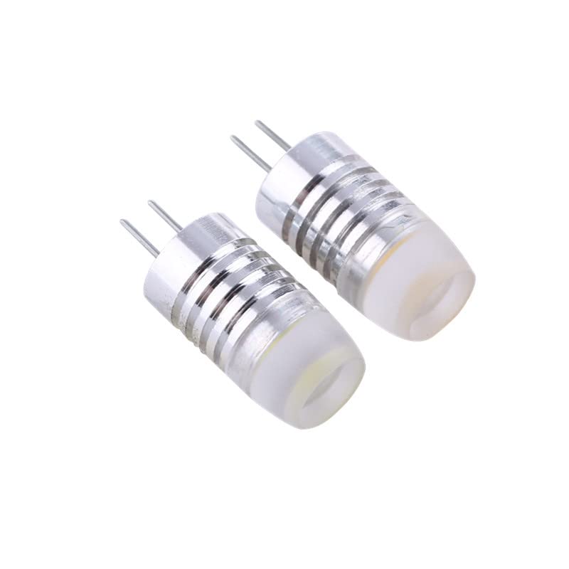 AGIPS Household lights 10pcs/lot G4 DC12V 1.5W LED COB Light Source Light Cube Aluminum + PC Lens Lamp, Dimensions (Φ*H) : 12 * 22 low voltage bulbs (Size : Green)