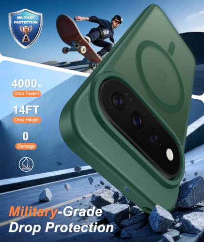 Image of FNTCASE for Google Pixel 11 Pro XL Case Green: Compatible with MagSafe