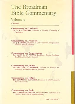 Hardcover Broadman Bible Commentary: Leviticus to Ruth v. 2 Book
