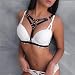 BDSMJOY Sm Geschirr Damen sexy Brust Fesselgurt Harness Erotik Gothic Punk Dessous Accessories verstellbar Gürte Fetisch Leder Strappy Clubwear
