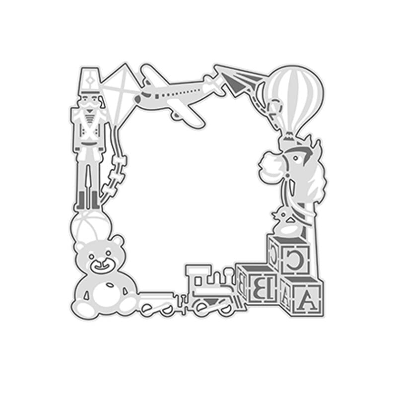 Kids Toys Soldier Train Kite Frame Metal Cutting Dies Die Cut