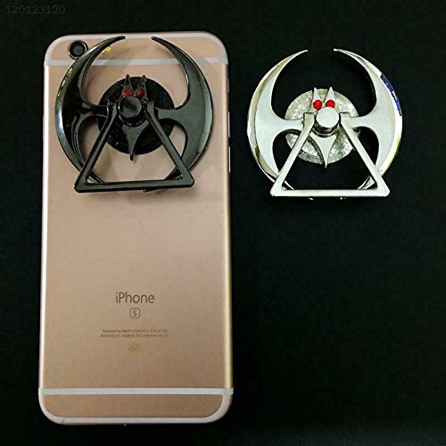 ELECTROPRIMEELECTROPRIME White Ring Tri Fidgets Cell Phone Brackets Gyro Ring Phone Bracket EDC Round