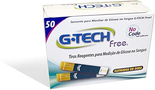 G-Tech Tiras Reagentes Free Com 50 Tiras