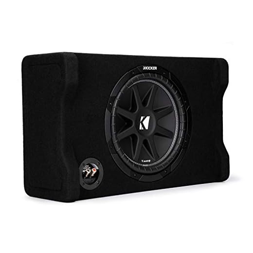 KICKER Comp 12" (30cm) Subwoofer in Down Firing Encl, 4-Ohm; RoHS Compliant