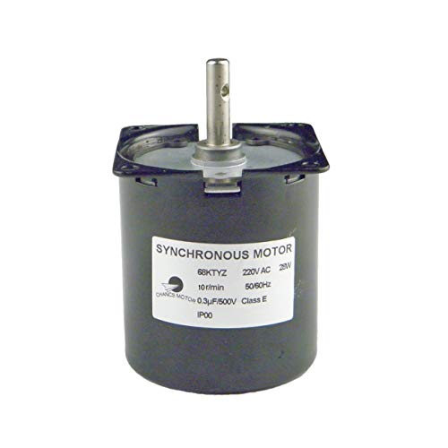 CHANCS 68KTYZ Motor de engranajes síncronos de imanes permanentes 220V AC 10r/min Par grande 35Kgf.cm Motor pequeño