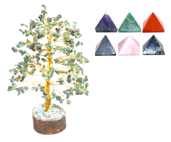 Arbre de vie en cristal sculpté à la main statue ange jade