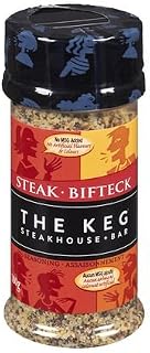 The Keg Steakhouse Steak Seasoning Gluten Free No MSG Added - 180g {Imported from Canada}