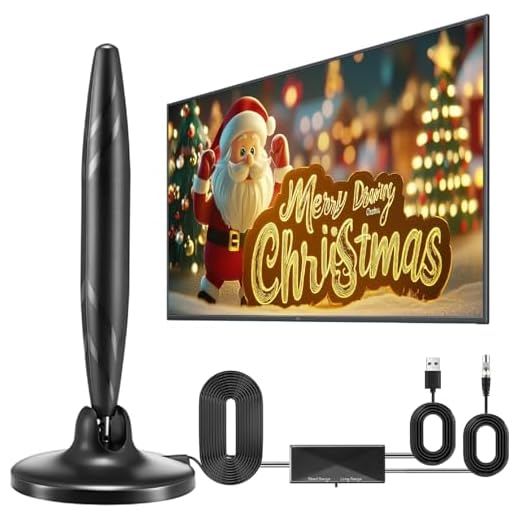 Antena HDTV con amplificador integrado