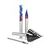 Amana Tool AMS-158 JMC CNC 4-Pc Starter Router Bit Pack 1/8 and 1/4 Inch Shank