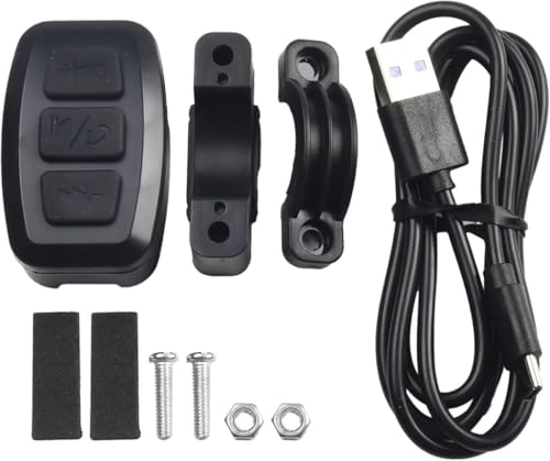 Bouton multimédia pour guidon de moto étanche pour contrôler la musique avec des gants