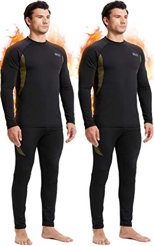 romision Thermal Underwear - Long Johns Winter Hunting Gear - Sport Base Layer 2 Sets Gift for Men
