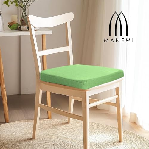 Miniatura 2 de Pack 6 Cojines Para Silla 42x40x36x4cm - Cojín Decorativo De Lino Con Textura De Bambú Para Silla, Sofá O Comedor - Juego De Cojines De Asiento Estilo Rústico Y Transpirable Con Cintas De Sujeción