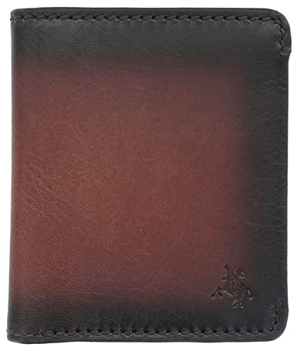 Portefeuille en cuir RFID Visconti Montpellier MT88 marron pour homme moderne