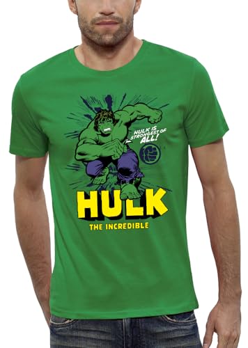 T-Shirt Hulk Marvel pour homme : le vêtement en coton vert durable