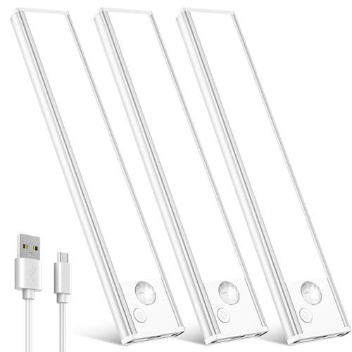 Under Cabinet Rechargeable Lighting: Motion Sensor Dimmable Lights Indoor - Battery Operated Lights - Wireless Activated - Detailed View