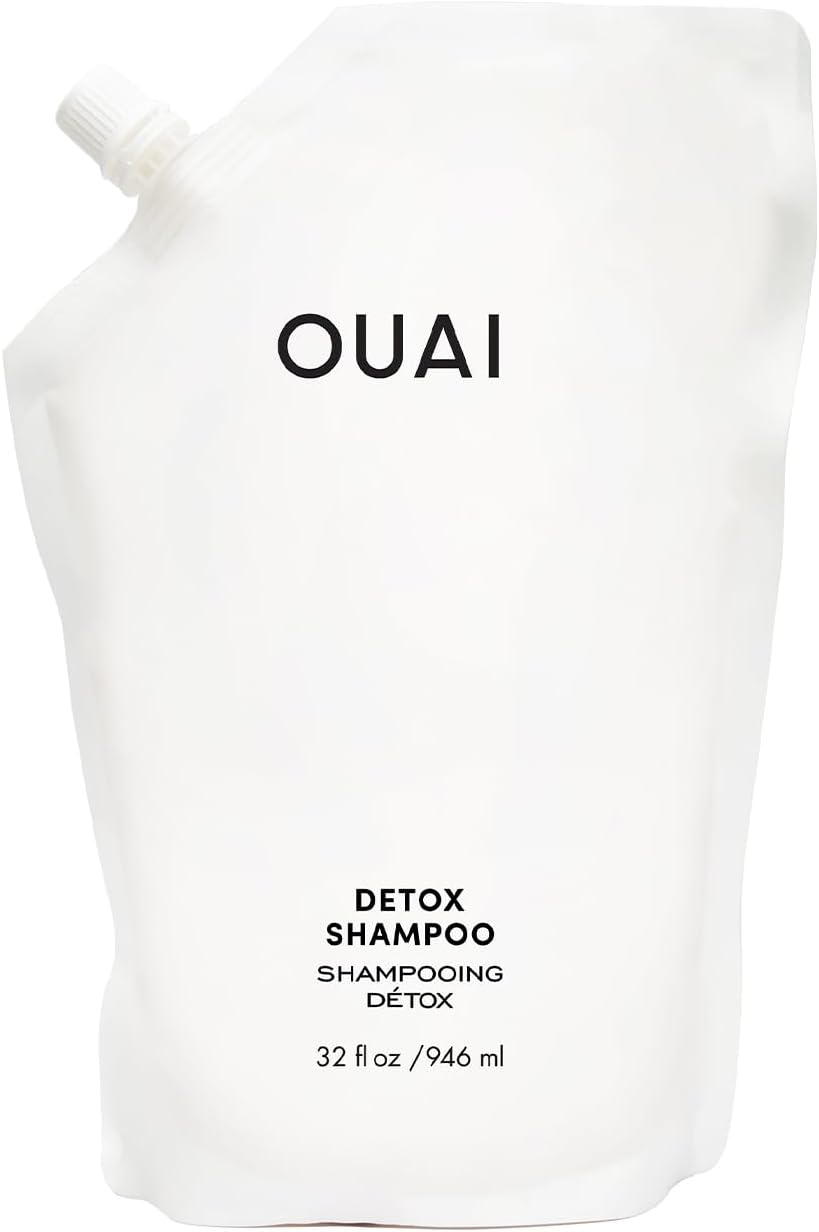 Detox Shampoo Refill - Clarifying Shampoo for Build Up, Dirt, Oil, Product and Hard Water - Apple Cider Vinegar & Keratin for Clean, Refreshed Hair - Sulfate-Free Hair Care (32 oz)