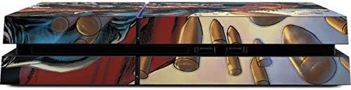 Skinit Decal Gaming Skin for PS4 Console - Officially Licensed Warner Bros Superman Stops Bullets Design