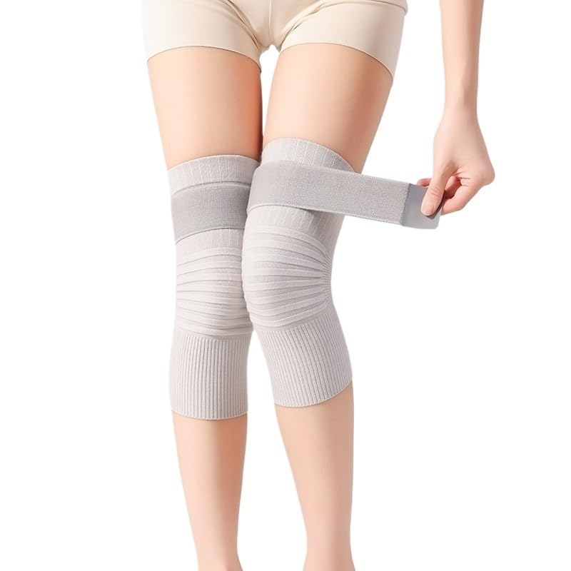 Cashmere Knee Protection Warmth Anti Slip Sock for Ladies