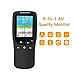 Gas Detector, Indoor/Outdoor Handheld Air Quality Analysis Tester DM106A Smog/Dust/Formaldehyde Air Quality Detector Analyzer Measuring Tool