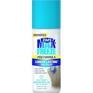 Zim`s Max-Freeze Muscle/Joint Pain Relief Roll-On 3 oz. (5 Pack)