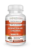 Certified Organic Vadik Herbs Avipattikar Powder | Made in USA and Safety Tested (180 Vegicaps)