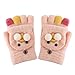 Winterhandschuhe Kinder Kleinkind Warme Strickhandschuhe Cartoon Fingerhandschuhe Strick Handschuhe Stretch Touchscreen Handschuhe Skihandschuhe Torwarthandschuhe für 8-14 Jahre Mädchen Jungen