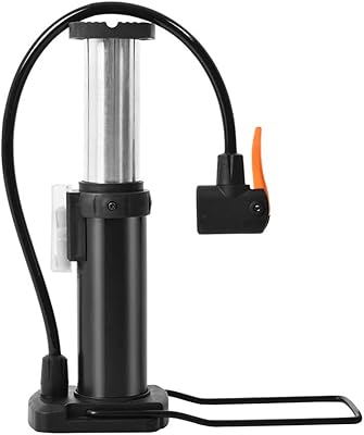 zbebiko Bike Pump Portable Bike Floor Pump Electric Bicycle Tire Pump Hand Foot Activated Bike Pump with Presta and Schrader Valves for Road Bike Mountain Bike