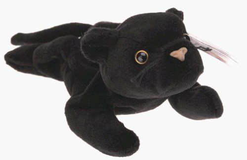 Ty Beanie Baby Velvet panthère noire doudou chat vintage 4e génération