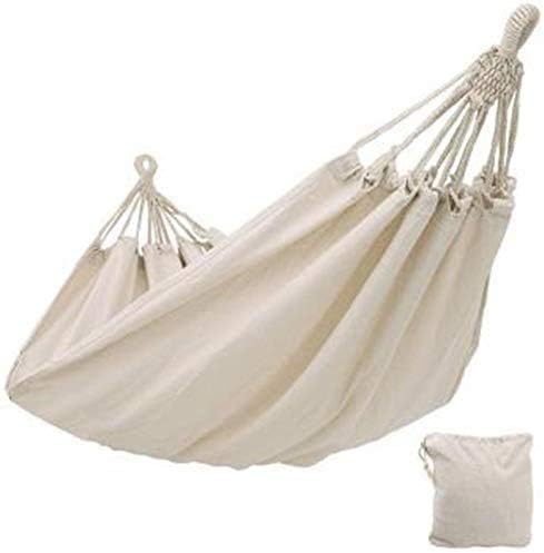 Double Hammock, Outdoor Anti-flip Design, Portable Camping Swing, Washable Canvas Material, Indoor and Outdoor Dual-use Hanging Bed