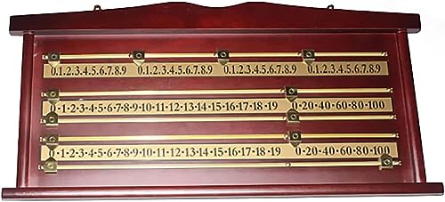 Marcador de puntuación de billar de cobre ligero y duradero modelo A para bar 2