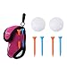BESPORTBLE Bolsa de Cintura de Pelota Bolsa de Pelota Protable Tees Holder Bolsa de Pelota Divot Portaherramientas con 2 Bolas 4 Tees