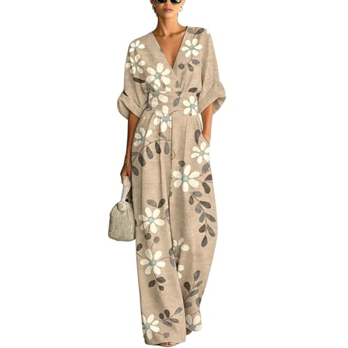 Mono estampado de verano exclusivo: sofisticación con pantalón ancho y cinturón para fiestas