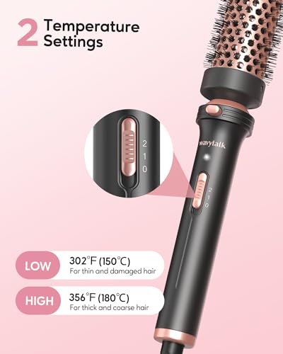 image for Wavytalk Thermal Brush, Heated Round Brush, 1 1/2 inch Thermal Brush B