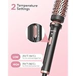 Wavytalk Thermal Brush, 1 1/2 inch Heated Round Brush with Detachable Head, Velvet Pouch and Dual Voltage for Travel, Easy to Create Blowout Look, Rose Gold - Image 4