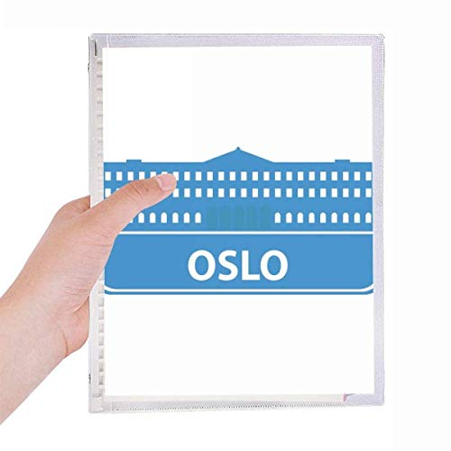 Carnet de notes à spirales Oslo Norvège : le compagnon bleu de vos voyages et projets