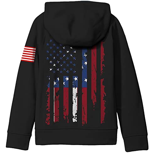 SAYM Teen Boys' Galaxy Fleece Sweatshirts Pocket Pullover Hoodies 4-16Y2