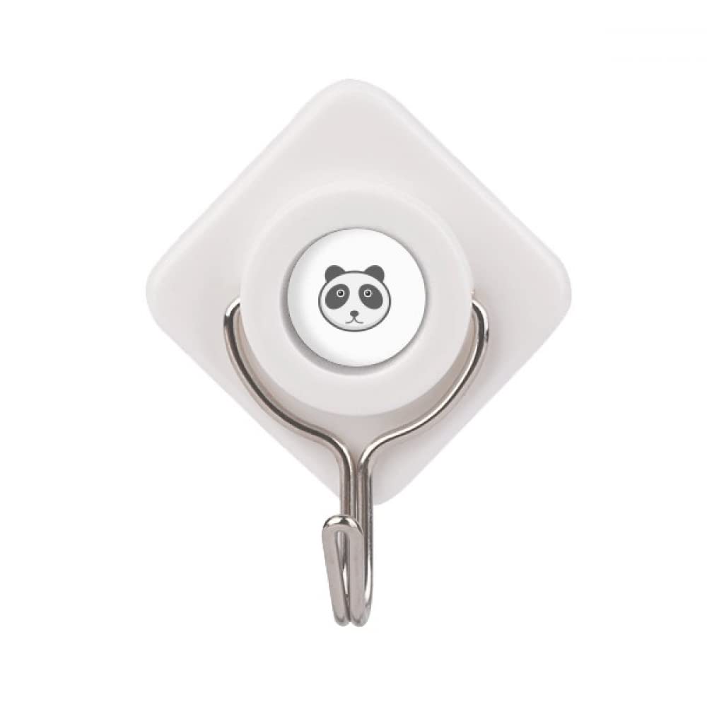 Cartoon Animal Lovely Panda Mildness Adhesive Wall Hooks Hanging Self Sticky