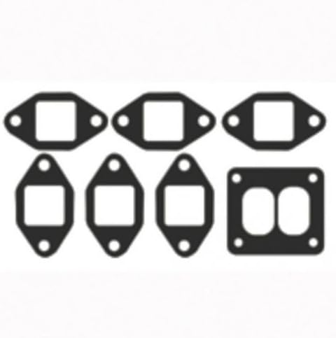 Exhaust Manifold Gasket Set fits International 1066 3588 5288 1486 4166 6588 986 3488 5088 1466 3788 6388 1086 3688 5488 Hydro 100 1566 4186 6788 966 3388 4386 7488 Hydro 186 1586 4366 7288 1349062C1