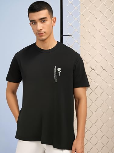 Image of Mack Jonney Oversized | Loose Fit | Half Sleeves 100% Cotton Round Neck Printed T-Shirt for Men-MACK208