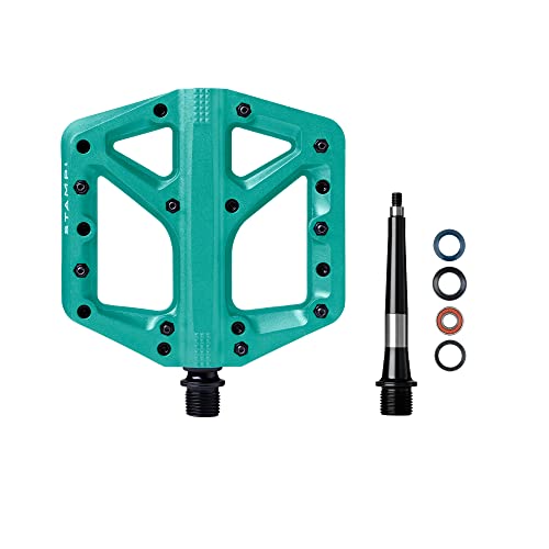 image for Crankbrothers Stamp 1 Gen 1,Composite MTB Bike Pedal, Turquoise, Large